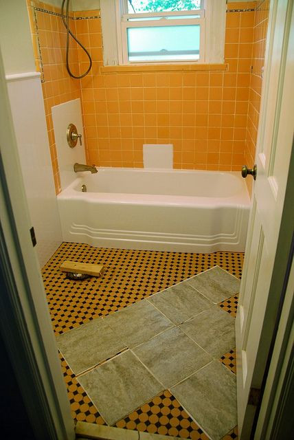 Stick On Bathroom Tiles
 Remodelaholic
