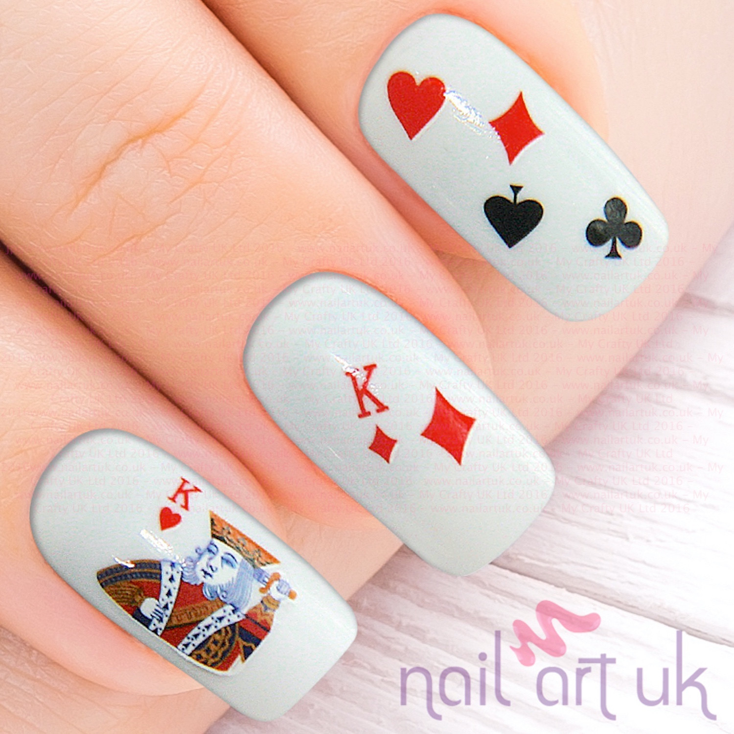 Sticker Nail Art
 Playing Cards Water Decal Nail Stickers – Nail Art UK