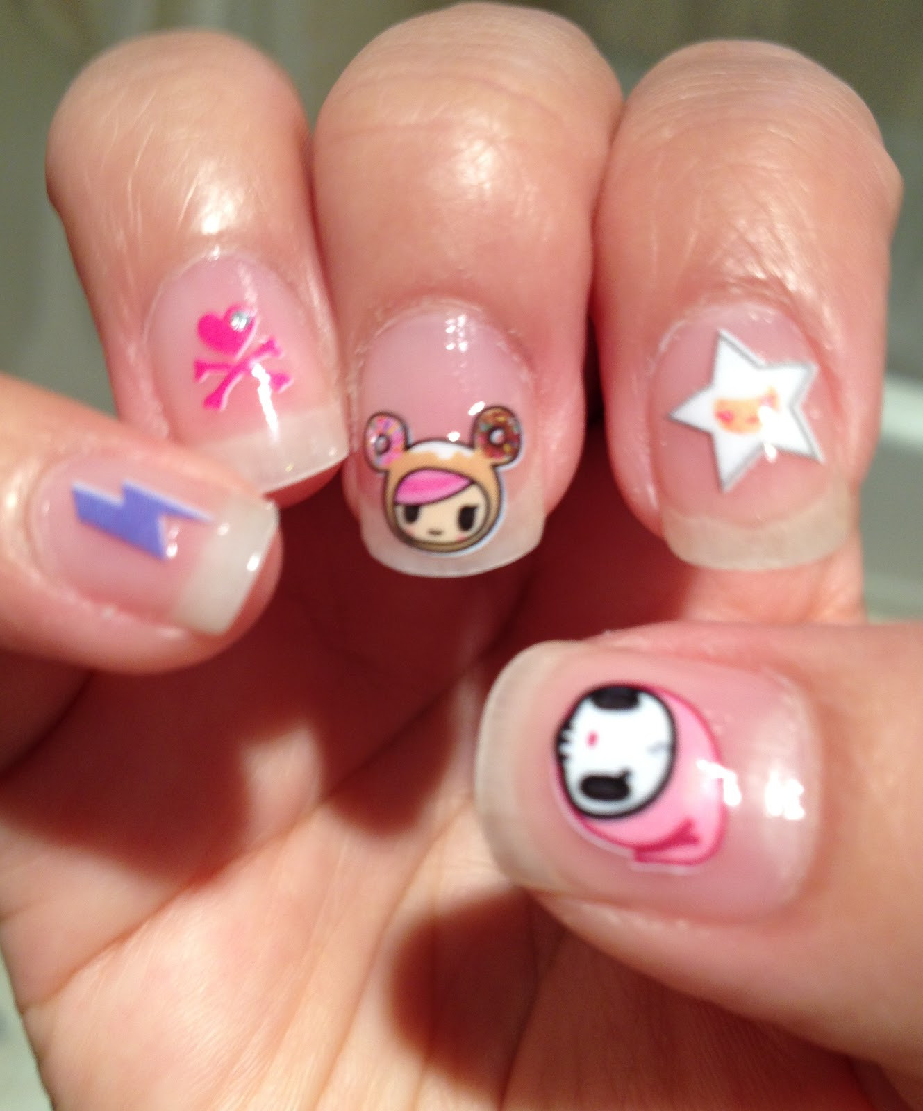 Sticker Nail Art
 The Practigal tokidoki Nail Art Stickers Review