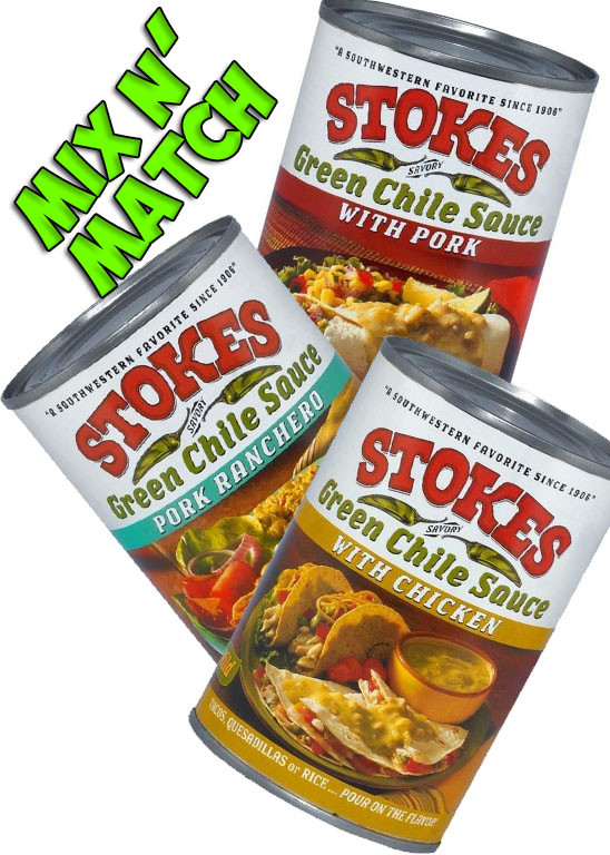 Stokes Green Chili With Pork
 12 Pack Mix & Match – Stokes Canning pany