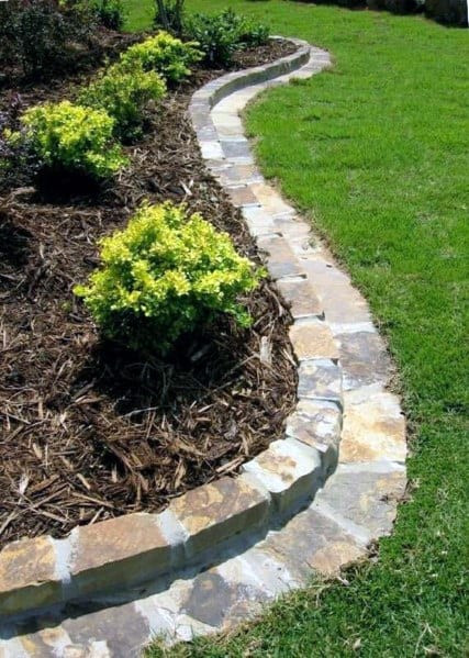 Stone Landscape Edging
 Top 40 Best Stone Edging Ideas Exterior Landscaping Designs