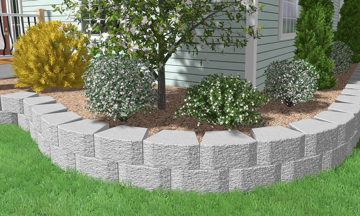 Stone Landscape Edging
 New Landscaping Software