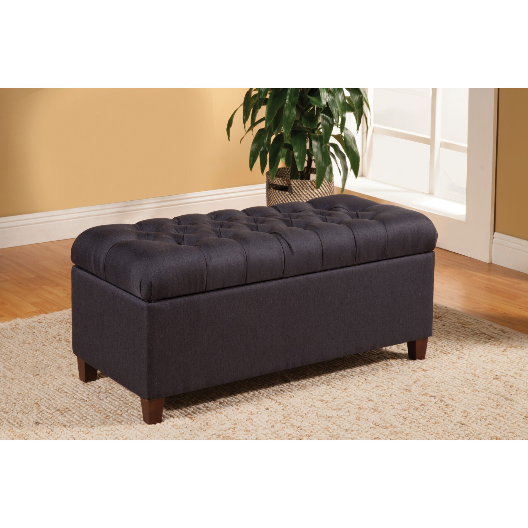 Storage Benches For Bedroom
 Alcott Hill Henderson Upholstered Storage Bedroom Bench