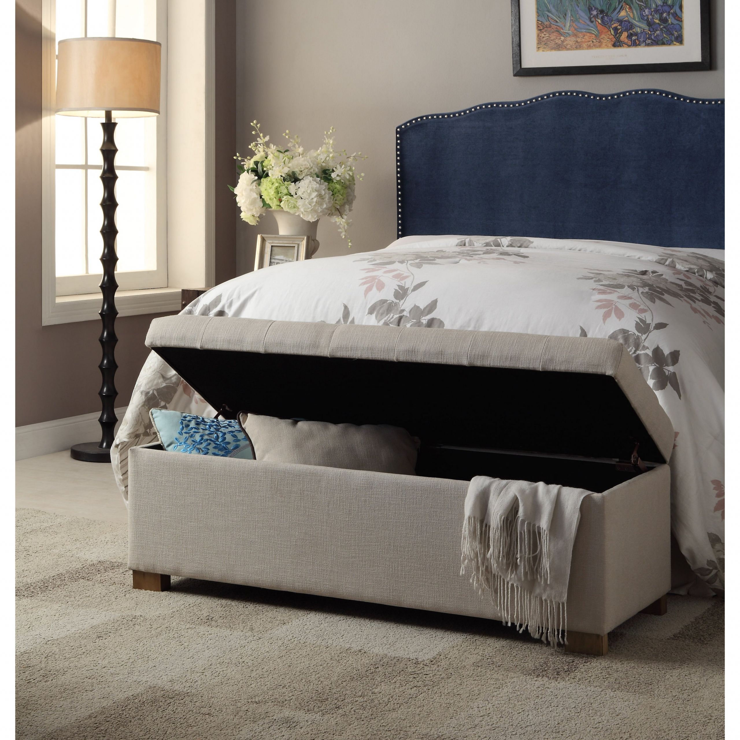 Storage Benches For Bedroom
 Andover Mills Ravenwood Wood Storage Bedroom Bench