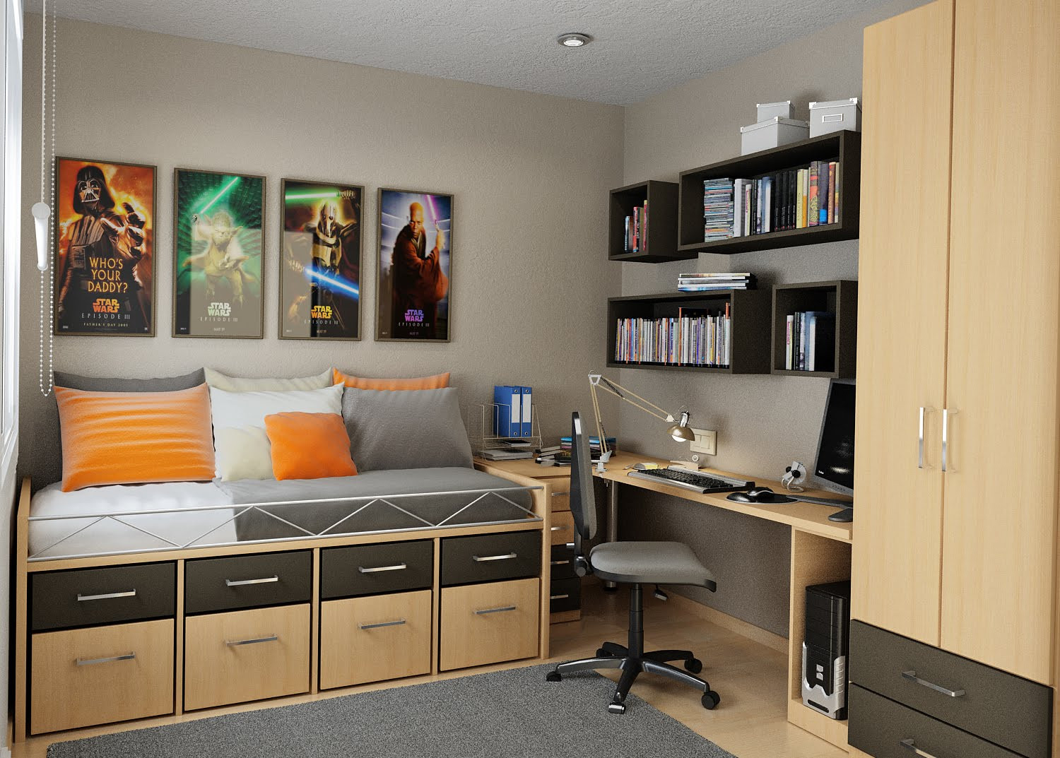 Storage For Bedroom
 Small Bedroom Storage Solutions Designed to Save up Space