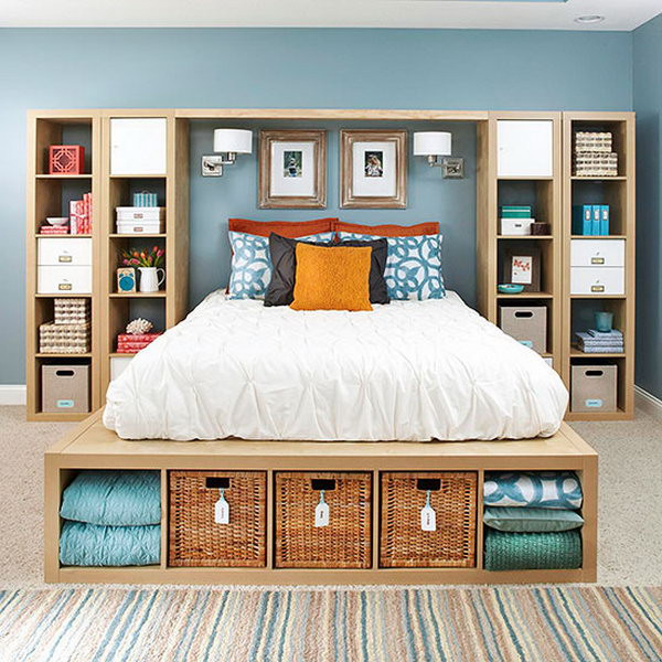 Storage Unit For Bedroom
 25 Creative Ideas for Bedroom Storage Hative