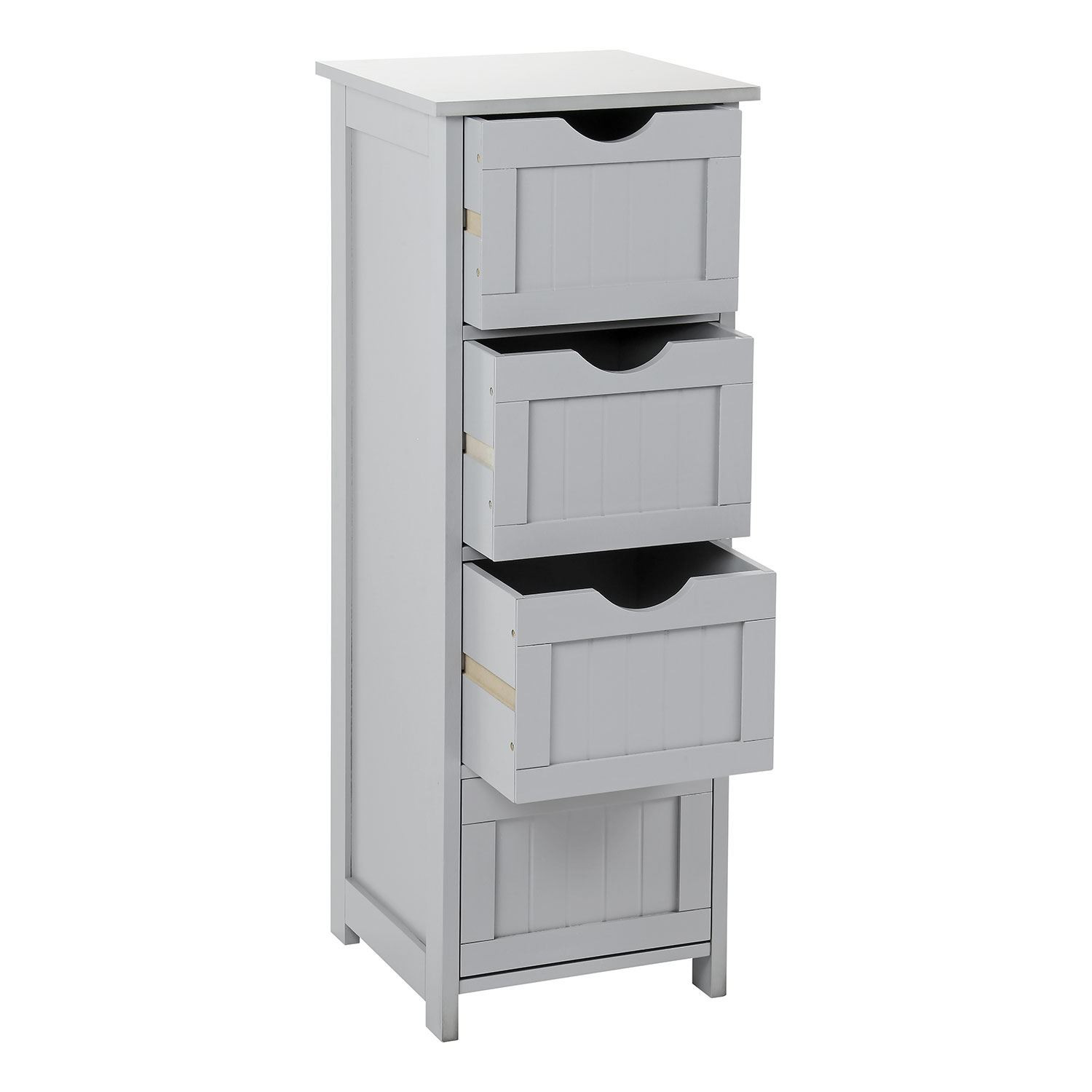 Storage Unit For Bedroom
 Grey Wooden Bathroom Cabinet Shelf Cupboard Bedroom