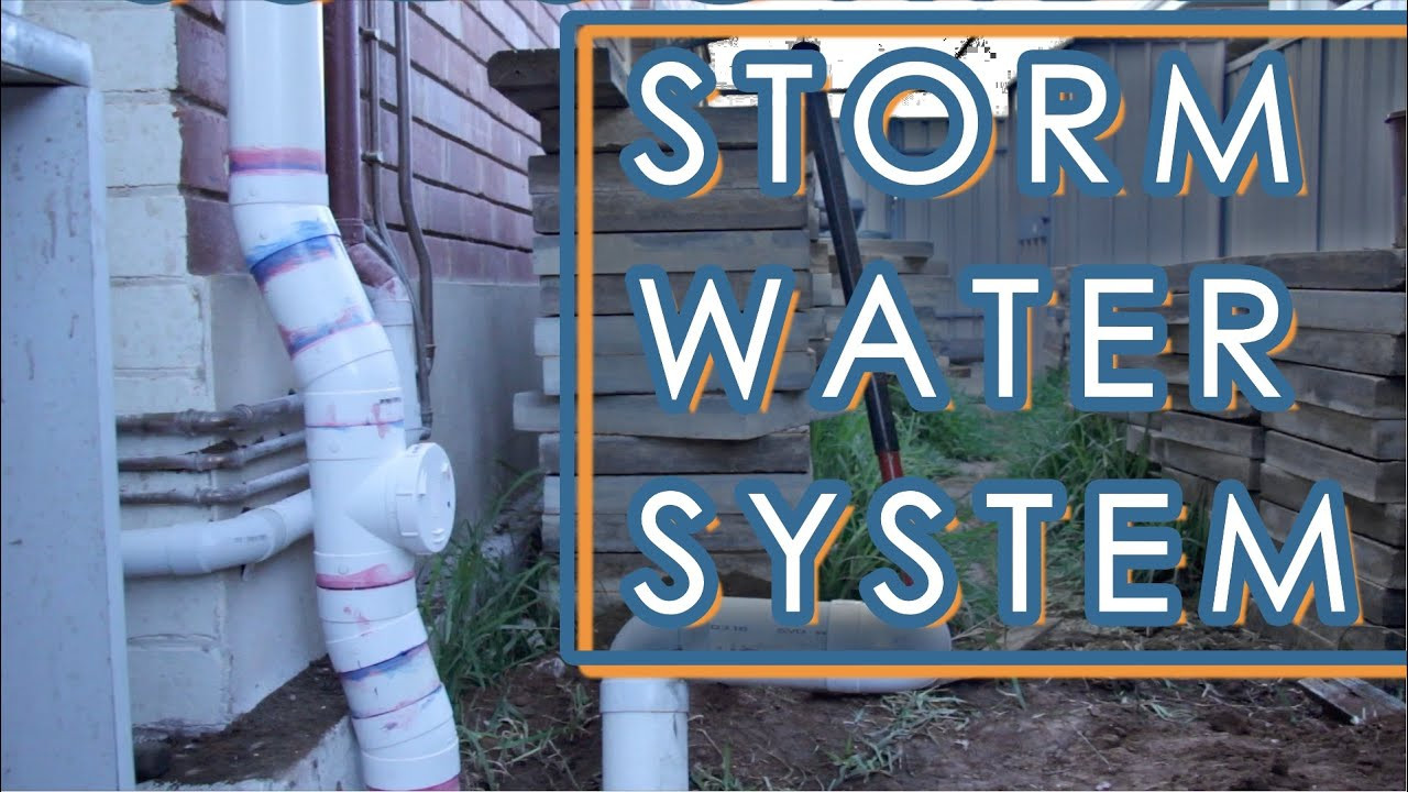 Storm Drain In Backyard
 How To Install A Storm Water Drainage System Backyard