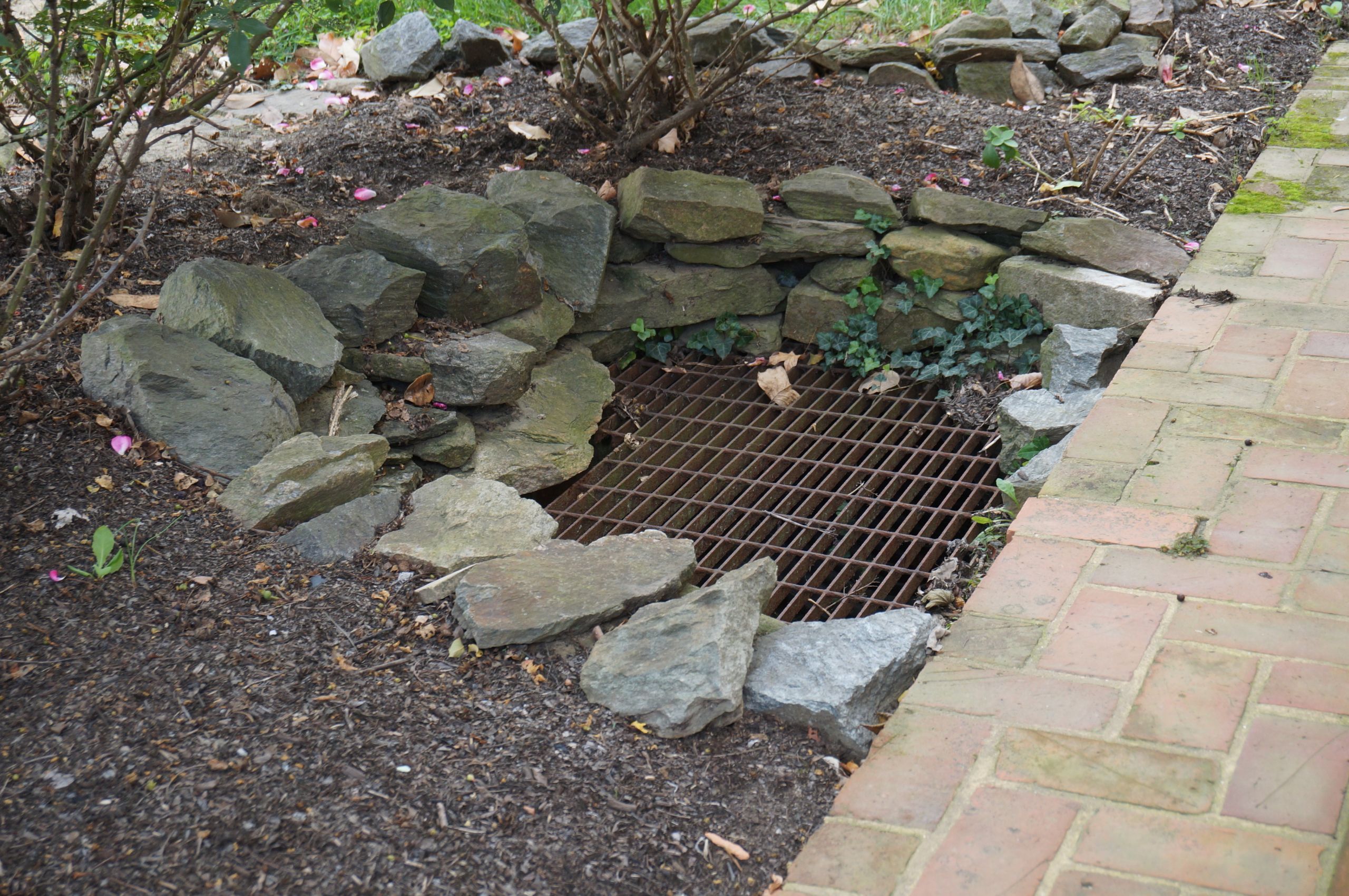 Storm Drain In Backyard
 water runoff solutions