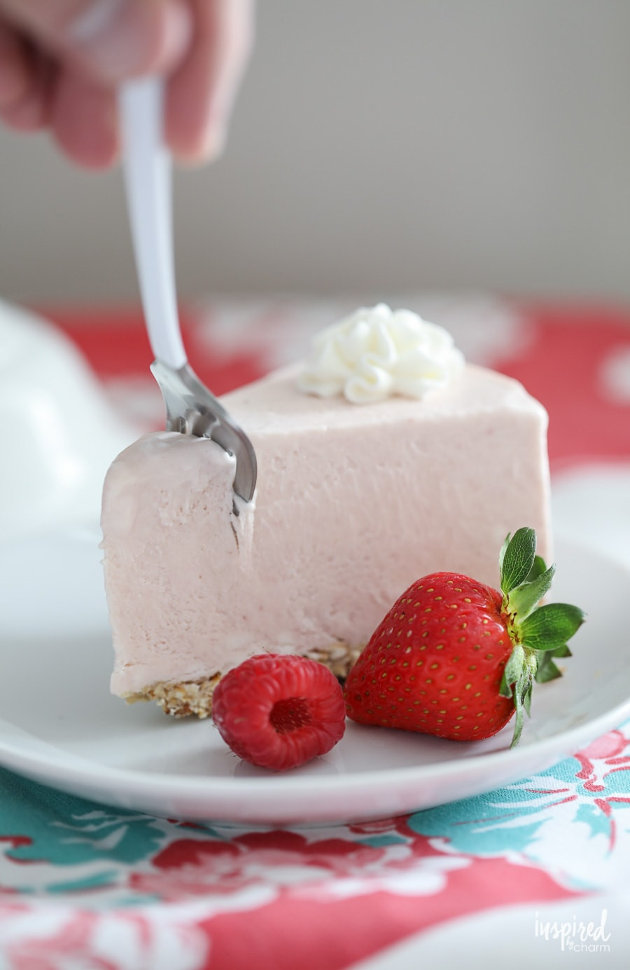 Strawberry Cheesecake Ice Cream Recipe
 Strawberry Ice Cream Cheesecake delicous dessert recipe