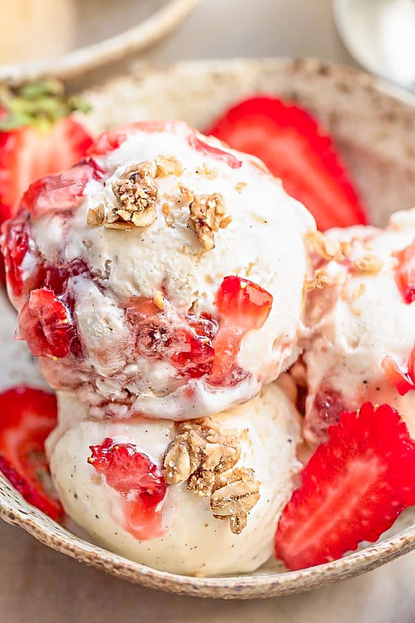 Strawberry Cheesecake Ice Cream Recipe
 No Churn Strawberry Cheesecake Ice Cream