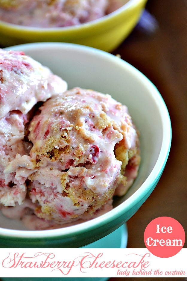 Strawberry Cheesecake Ice Cream Recipe
 Strawberry Cheesecake Ice Cream