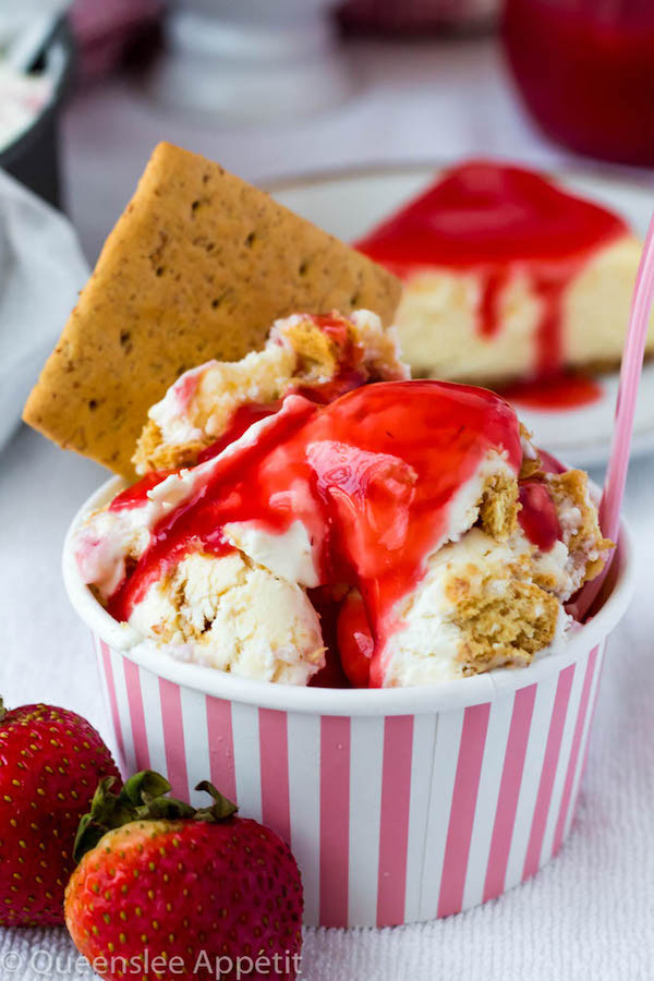 Strawberry Cheesecake Ice Cream Recipe
 No Churn Strawberry Cheesecake Ice Cream Recipe