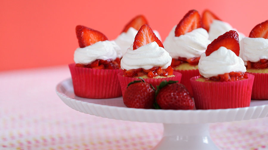 Strawberry Shortcake Recipes Martha Stewart
 Video Strawberry Shortcake Cupcake