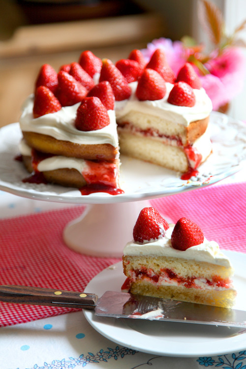 Strawberry Summer Cake
 Mega Strawberry Summer Cake Donal Skehan