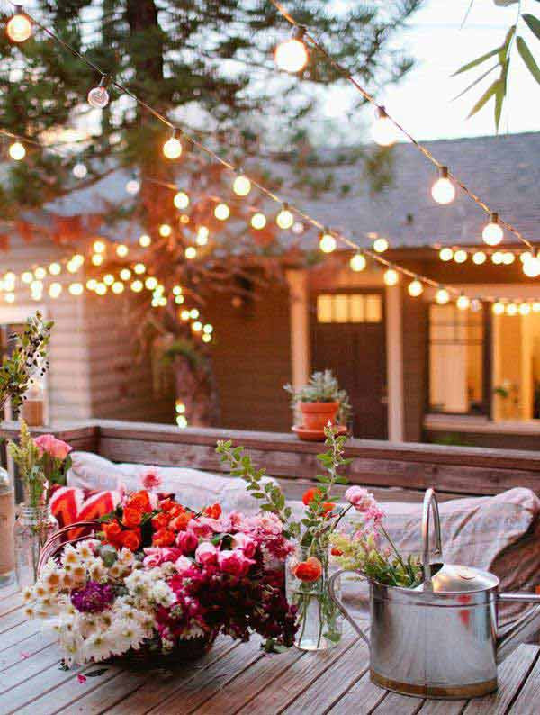 String Lights Backyard
 26 Breathtaking Yard and Patio String lighting Ideas Will