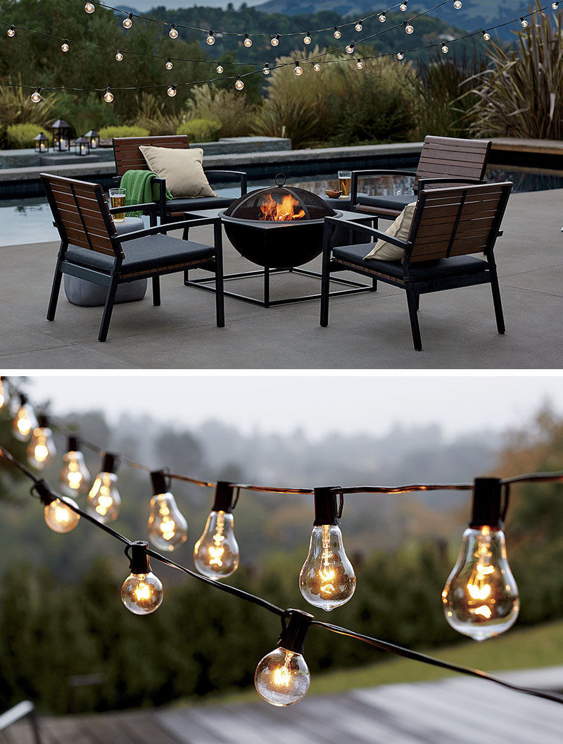 String Lights Backyard
 8 Outdoor Lighting Ideas To Inspire Your Spring Backyard