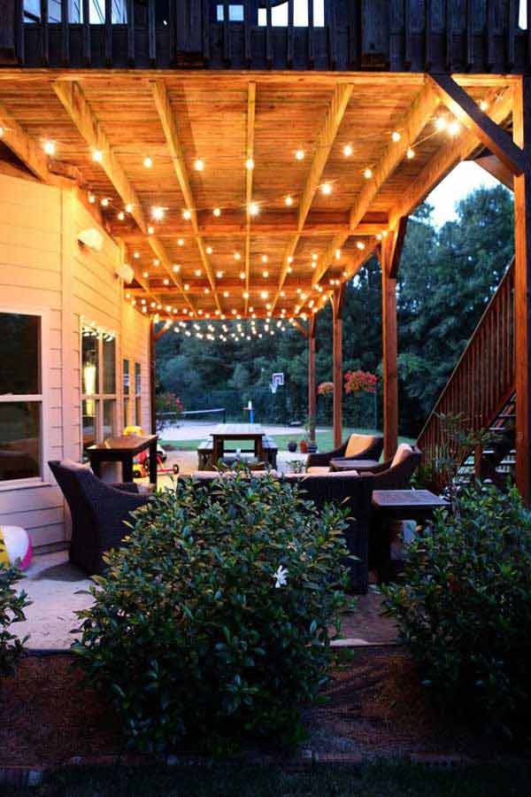 String Lights Backyard
 26 Breathtaking Yard and Patio String lighting Ideas Will