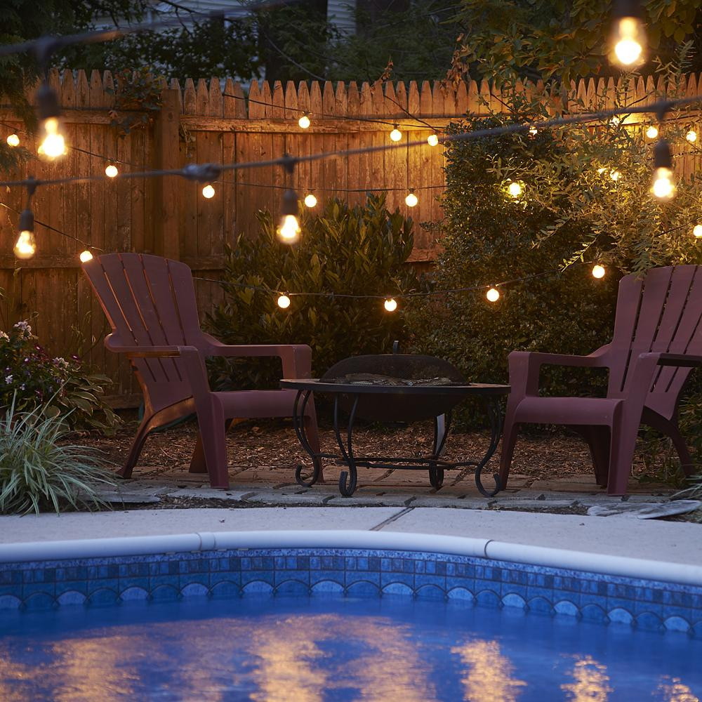 String Lights In Backyard
 11 Outdoor String Lighting Ideas for a Modern Backyard