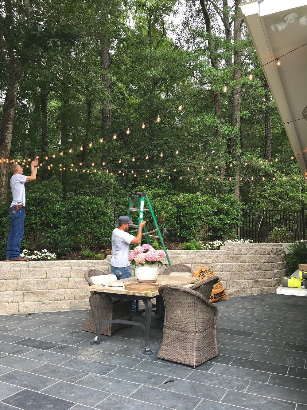 String Lights In Backyard
 Quick Tips for Hanging Outdoor String Lights