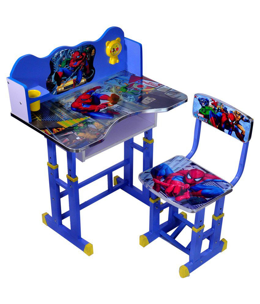 Study Table For Kids
 Wood Wizard Spiderman Kids Study Table Set Buy Wood