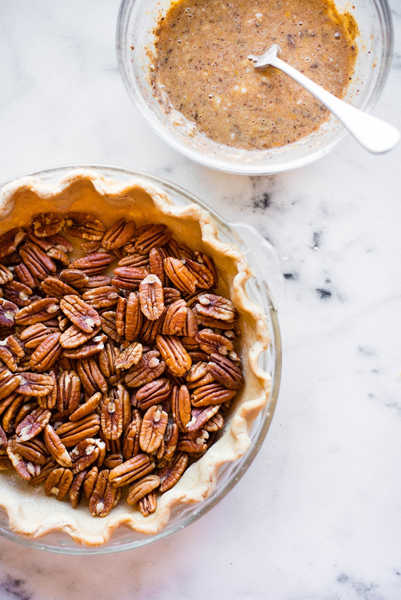 Substitute For Corn Syrup In Pecan Pie
 Healthy Pecan Pie Without Corn Syrup • A Sweet Pea Chef