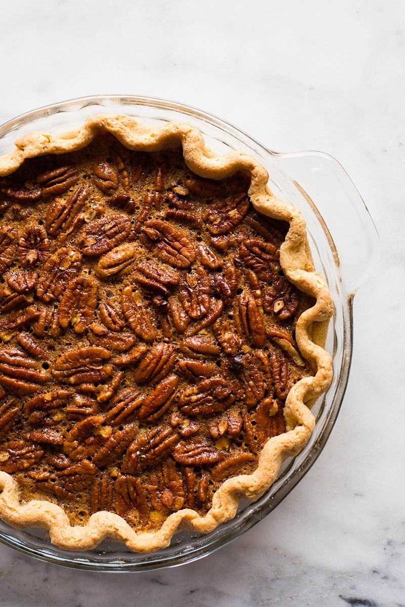 Substitute For Corn Syrup In Pecan Pie
 Healthy Pecan Pie Without Corn Syrup • A Sweet Pea Chef