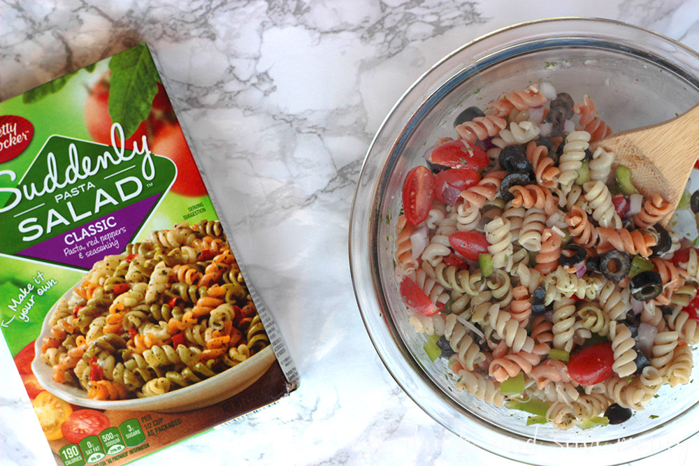 Suddenly Pasta Salad
 5 tips for hosting a summer party on a bud Eat Drink