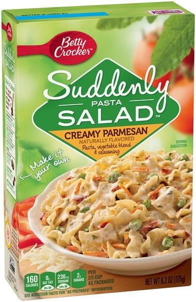 Suddenly Pasta Salad
 Betty Crocker Suddenly Pasta Salad Creamy Parmesan Pasta