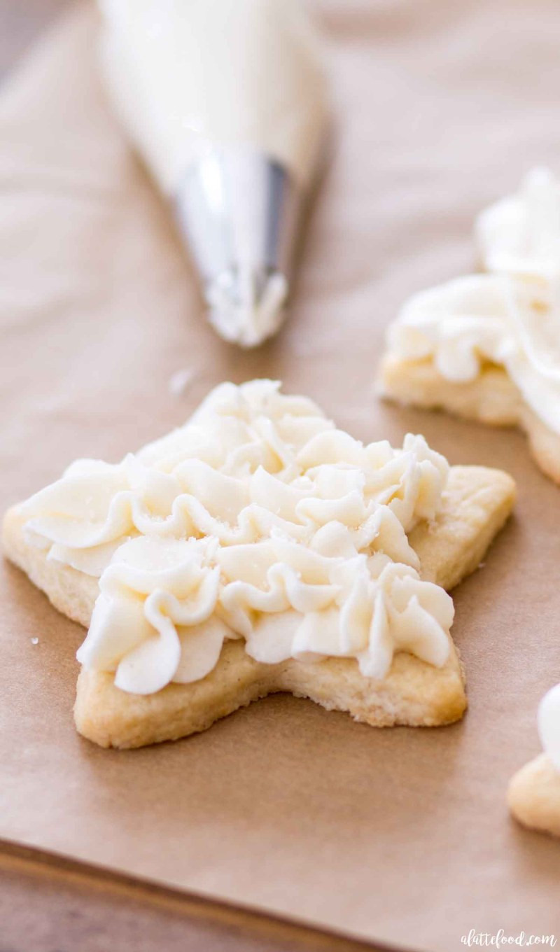 Sugar Cookies Buttercream Frosting
 Easy Sugar Cookie Frosting Vanilla Buttercream A Latte