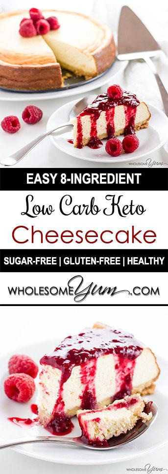 Sugar Free Cheesecake Recipes Easy
 Low Carb Cheesecake Recipe Sugar Free Keto Cheesecake