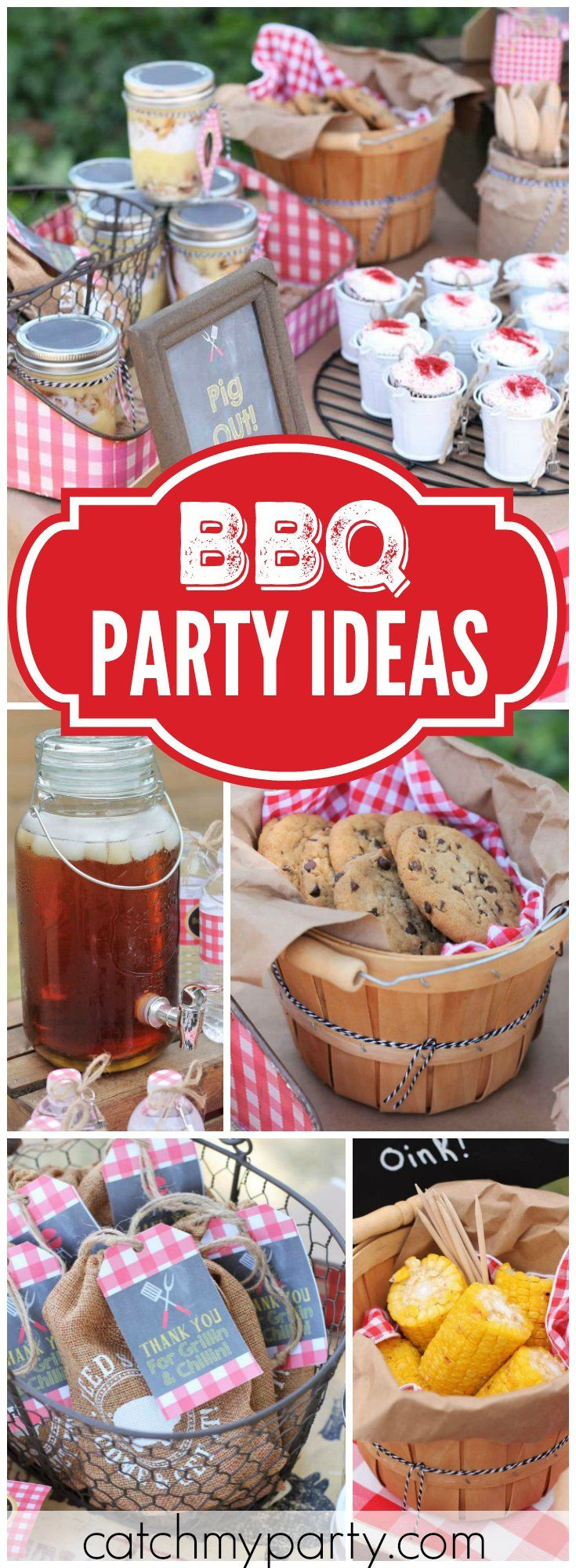 Summer Bbq Party Food Ideas
 How great is this patriotic backyard summer BBQ party See