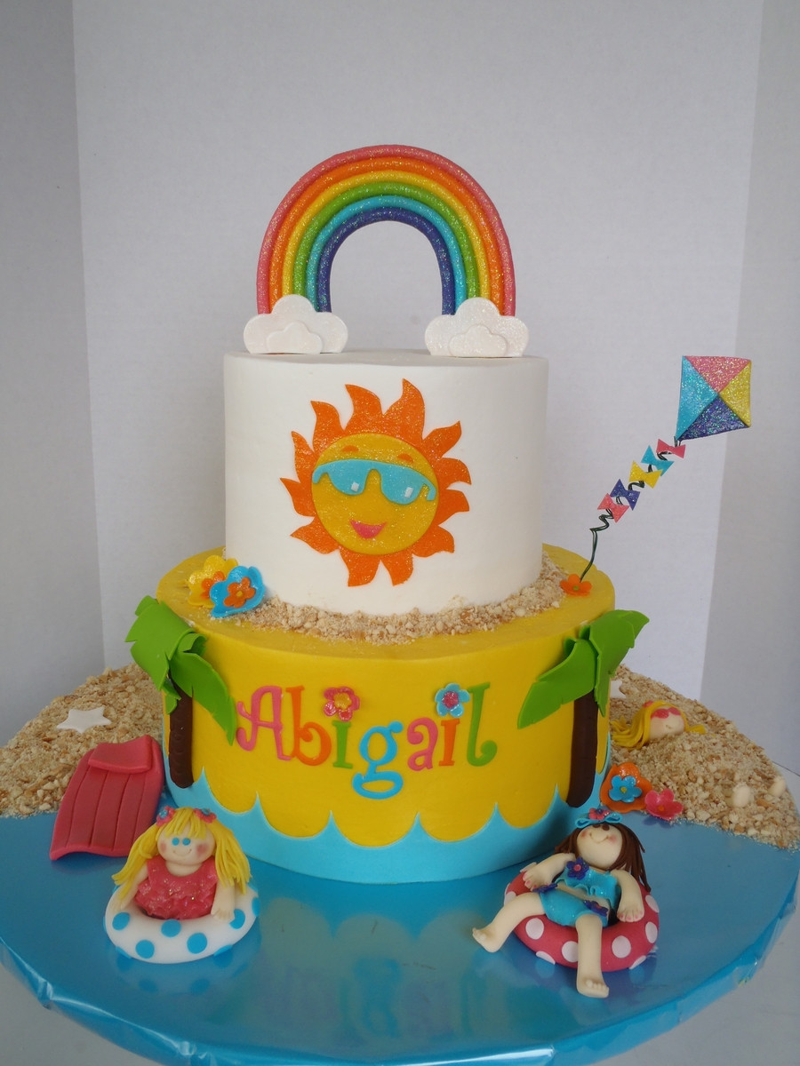 Summer Birthday Cakes
 Summer Fun Birthday Cake CakeCentral