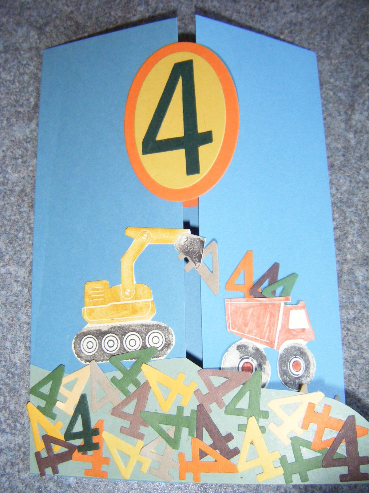 Summer Birthday Party Ideas For 4 Year Old Boy
 Birthday card for a four year old boy