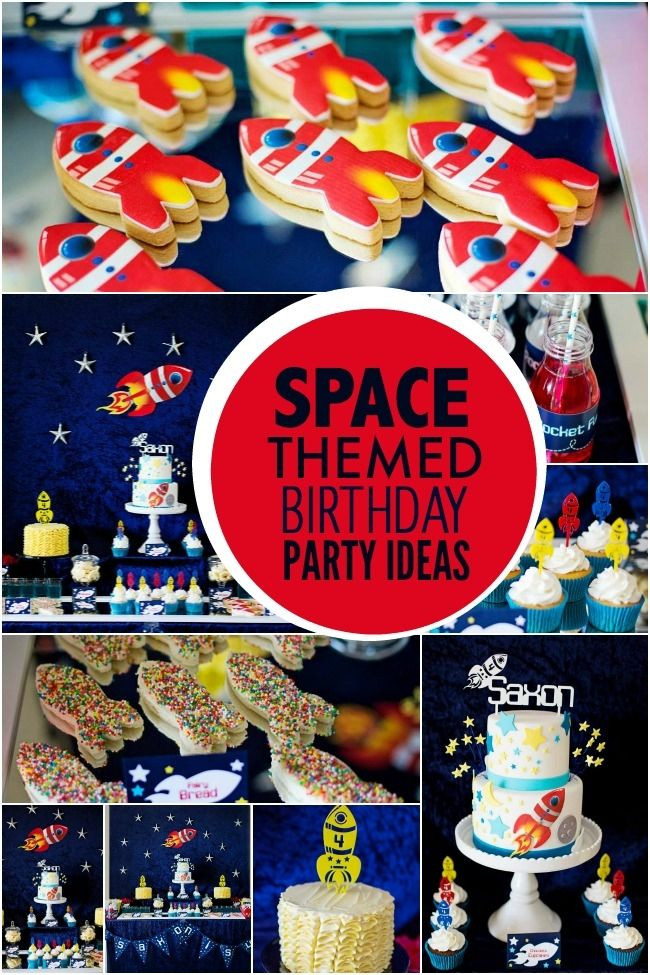 Summer Birthday Party Ideas For 4 Year Old Boy
 A Boy s Outer Space Themed Birthday Party