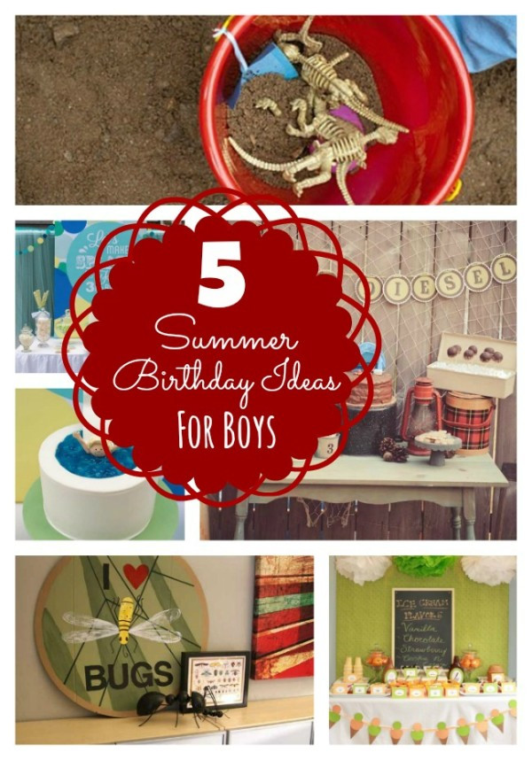 Summer Birthday Party Ideas For Boys
 Summer Birthday Ideas for Boys Bloom Designs