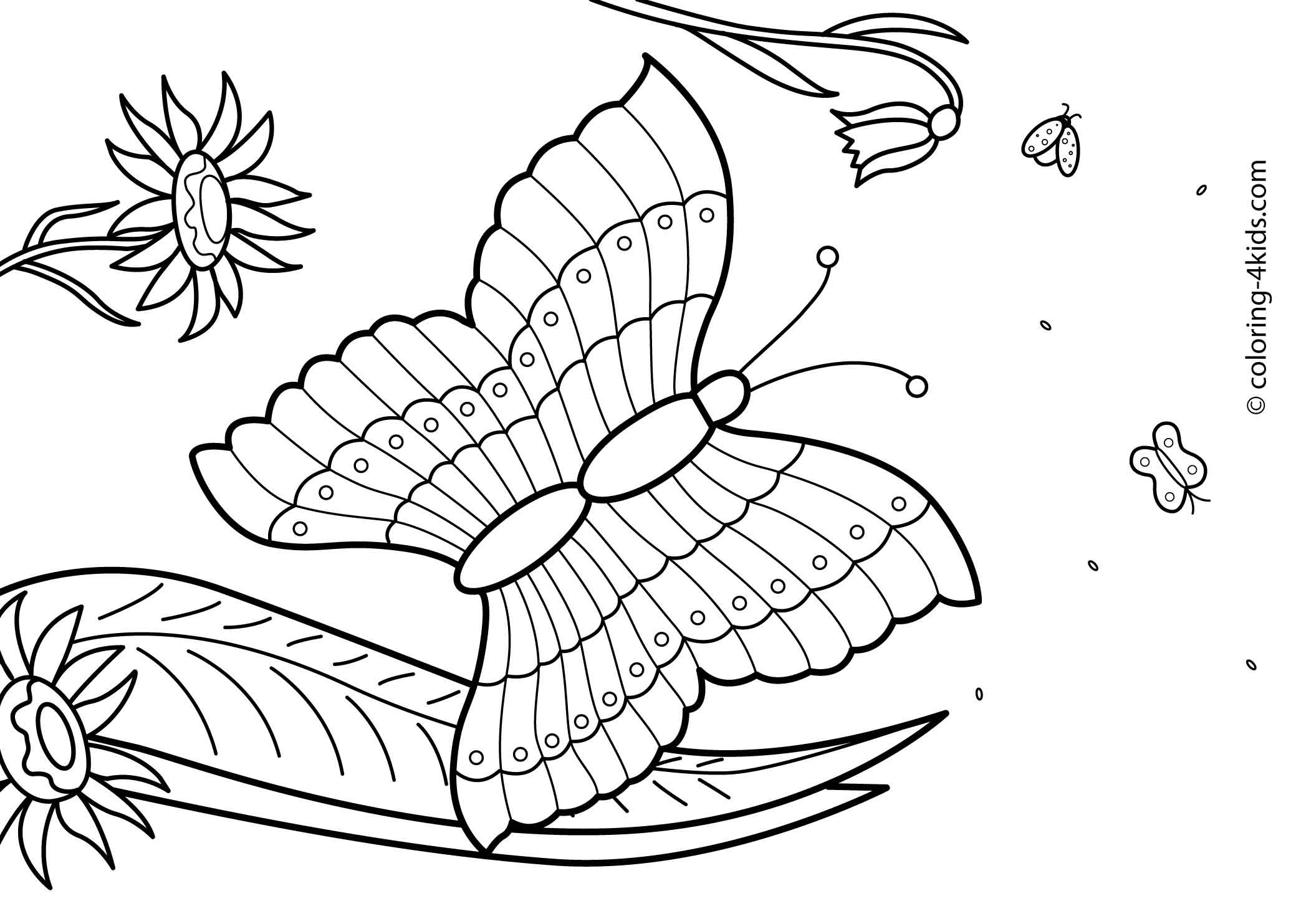 Summer Coloring Pages For Kids
 27 Summer season coloring pages part 2