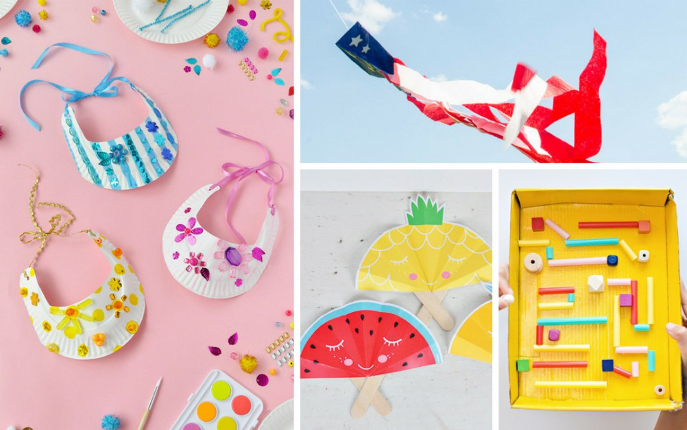 Summer Kids Crafts
 15 Creative Summertime Crafts For Kids That Are Super Fun