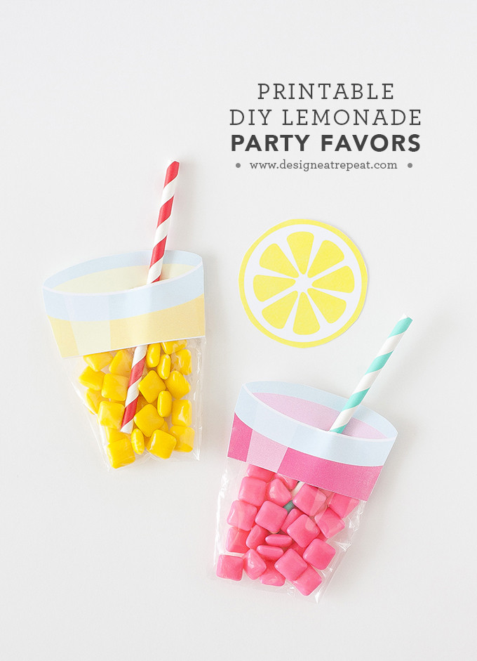 Summer Party Favor Ideas
 Printable Summer Lemonade Party Favors — Printable Decor