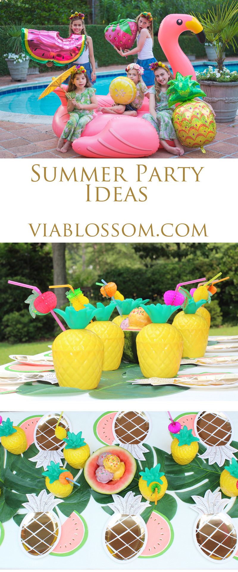 Summer Party Favor Ideas
 Must Have Summer Party Supplies Via Blossom