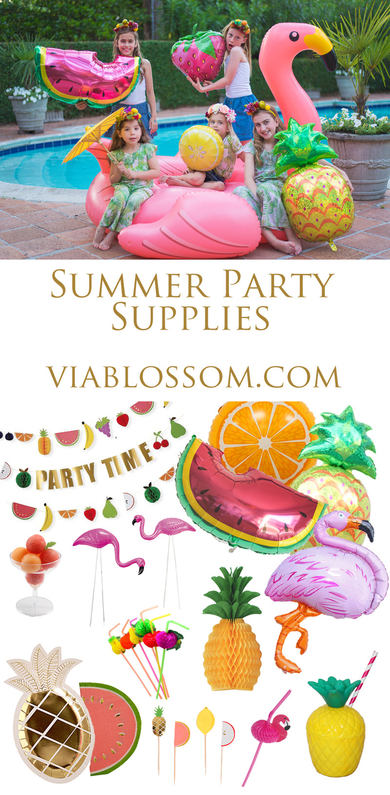 Summer Party Favor Ideas
 Must Have Summer Party Supplies Via Blossom