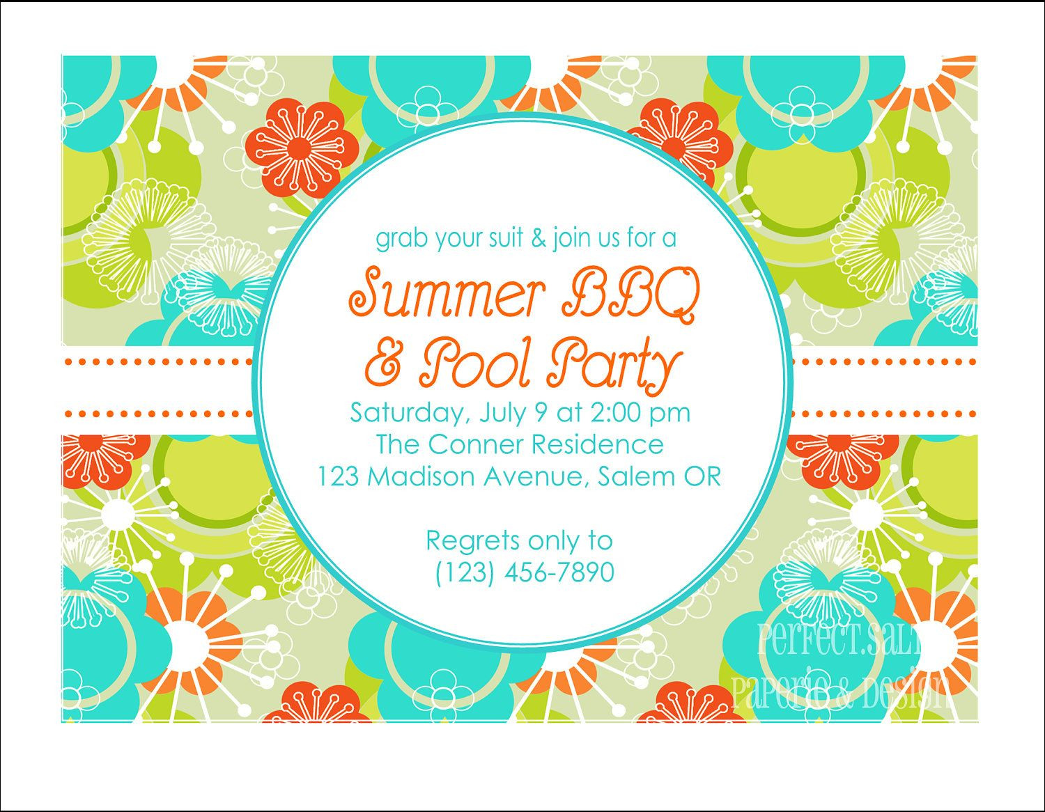 Summer Party Invitation Ideas
 summer party invitations