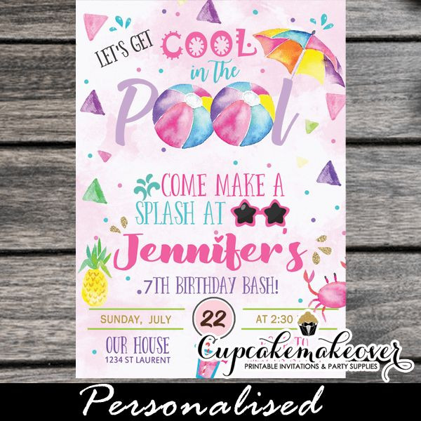 Summer Party Invitation Ideas
 42 best Summer Water Party Ideas for Kids images on