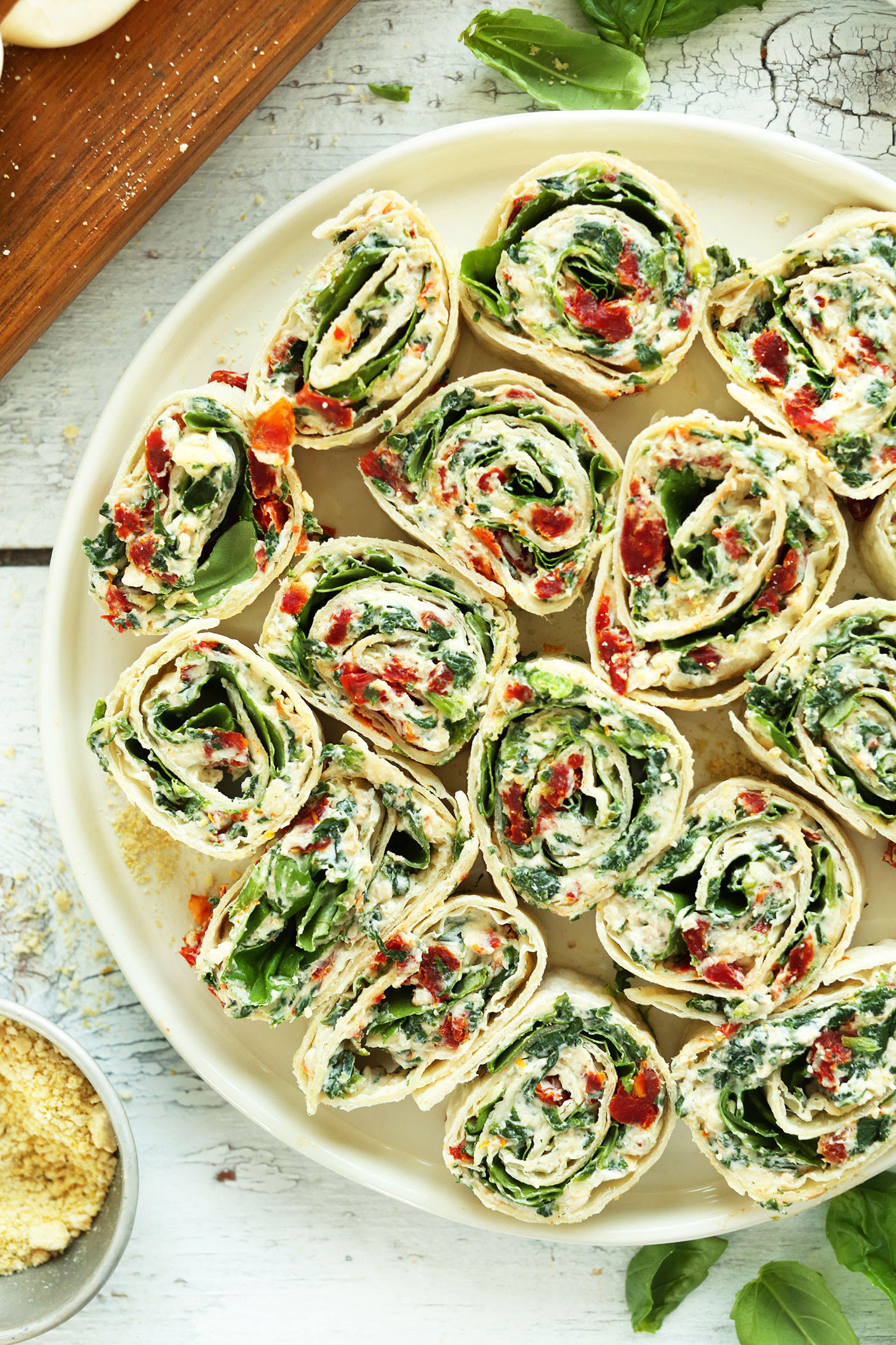 Summer Party Menu Ideas For A Crowd
 Sun Dried Tomato Basil Pinwheels