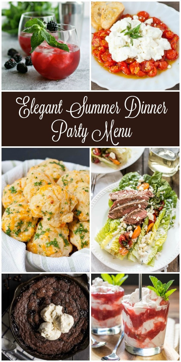 Summer Party Recipes Ideas
 Summer Dinner Party Menus
