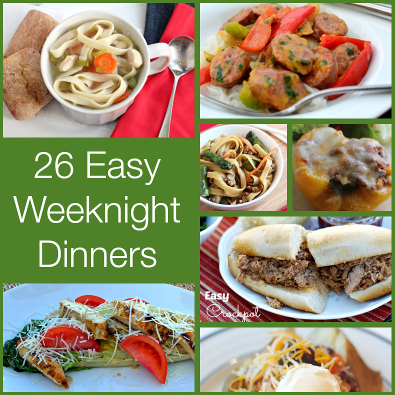 Summer Weeknight Dinners
 EASY Weeknight Dinners