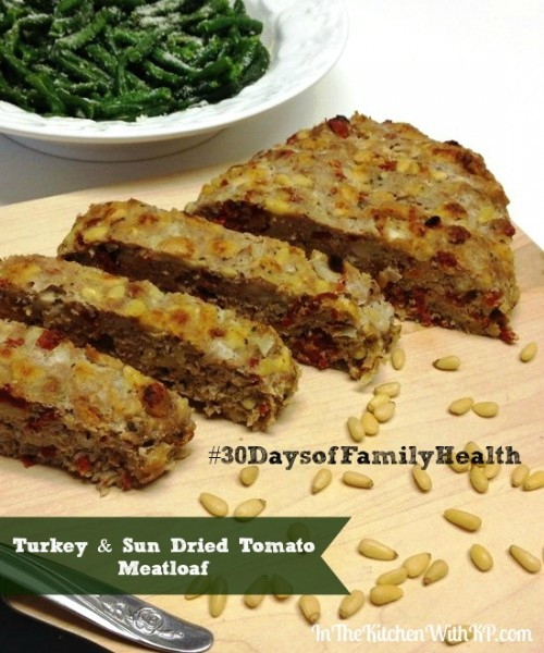 Sun Dried Tomato Turkey Meatloaf
 Healthy Family Recipes from Kitchen PLAY