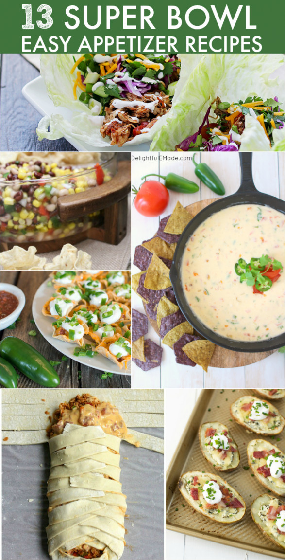 Super Bowl Appetizers Recipes
 13 Easy Super Bowl Sunday Snack Ideas
