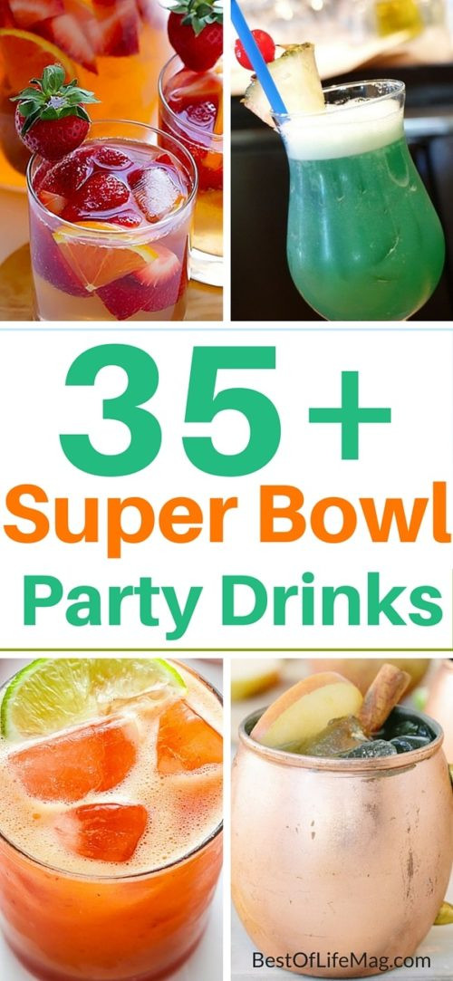 Super Bowl Cocktails Recipes
 Super Bowl Party Drinks and Cocktails for Game Day 35