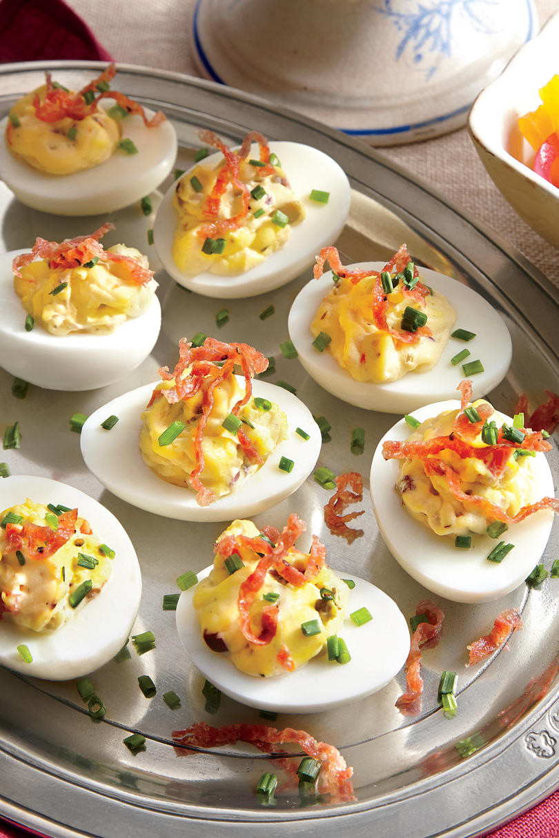 Super Bowl Deviled Eggs
 Super Bowl Appetizer Recipes Southern Living